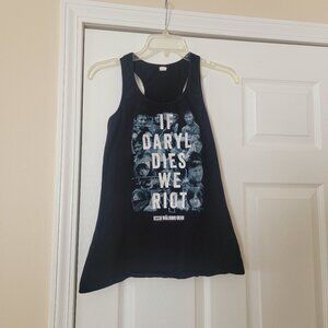 The Walking Dead "If Daryl Dies We Riot" Tank Top - Size S